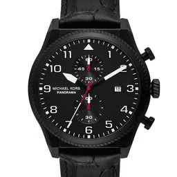 Michael Kors Panorama Men Quartz Leather Straps Analogue Watch MK9201-image-98