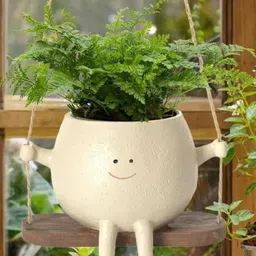 Hanging Swing Face Planter Pot-17