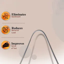 Nurpi Set Of 2 Round Handle Tongue Cleaner For Oral Care & Bad Breath image 2