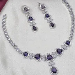 Talish Silver-Plated Brass Jewellery Set-picture-25