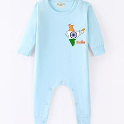 BLUSHES Infants Independence Day Theme Printed Pure Cotton Romper-image-79