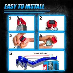 moto genius Motorcycle Chain Cleaner and Lube Applicator Tool Kit - Not Include Chain Oil image 5
