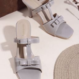 DressBerry Kitten Heel Sandals with Bows-picture-25