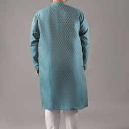 SOJANYA PLUS Men Regular Kurta with Pyjamas image 5