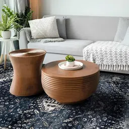 Sapana Carpet-Mats Navy Blue Traditional No Shredding Polypropylene Carpet-picture-3
