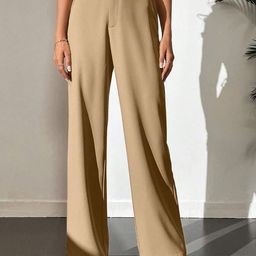 Next One Women Smart High-Rise Easy Wash Parallel Trousers-picture-28