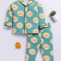 Clt.s Kids Conversational Printed Pure Cotton Night suit-picture-50