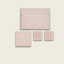 DAMENSCH Beige 4 Piece Cotton 500 GSM Towel Set-54