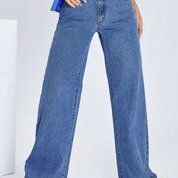 DressBerry Women Comfort Straight Fit High-Rise Light Fade Plus Size Stretchable Jeans-image-91