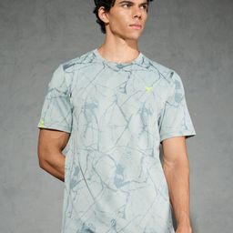 Technosport Men DOUBLE COOL Dyed Antimicrobial Round Neck Slim Fit Sports T-shirt-image-91