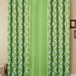 Dekor World Multicoloured Set of 3 Door Curtain-40