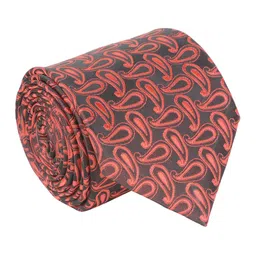 Cazzano Men Woven Design Broad Tie-image-97