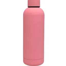 SuperGeneriX Pink Single Stainless Steel Solid Double Wall Vacuum Water Bottle-13