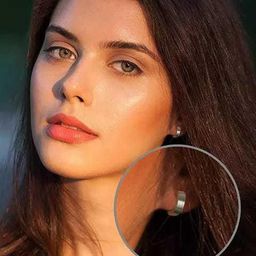 HOUSEOFTRENDZZ Contemporary Half Hoop Earrings-picture-43