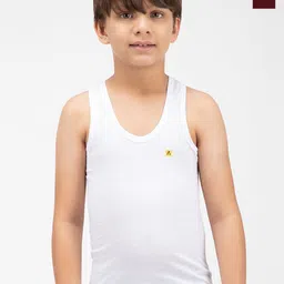 AMUL COMFY Boy Pack Of 2 Cotton Innerwear Vest AC-CSRN-VE-ASST3-35-2PC-20