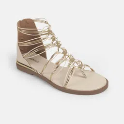 Mochi Women Textured Casual Gladiators-picture-13