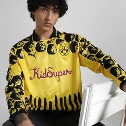 Puma KidSuper BVB Men Long Sleeve Retro Shirt-image-67