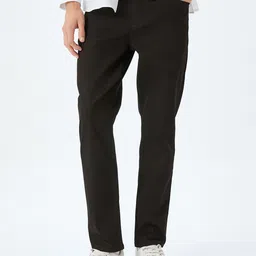 Koton Men Regular Fit Mid-Rise Chinos Trouser-image-47