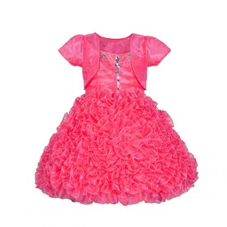 Wish little Girls Fit and Flare Maxi Dress-image-92