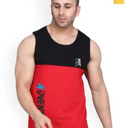 SLOWLORIS Pack Of 2 Printed Cotton Gym Vests-picture-11