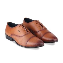 Red Chief Men Textured Leather Formal Oxfords-image-37