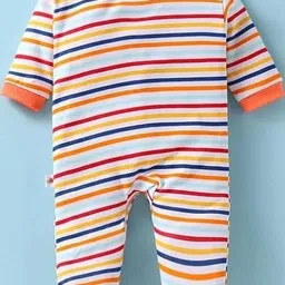 POOJA BABY Infants Set of 3 Printed Cotton Rompers-13