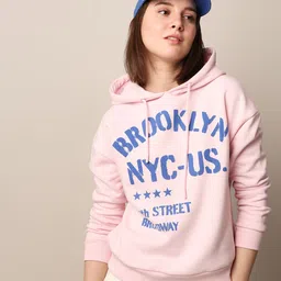 ONLY Women Printed Hooded Sweatshirt-image-74