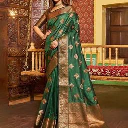 Shriyangan Woven Design Zari Pure Silk Kanjeevaram Saree-31