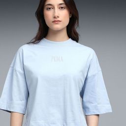 Puma Premium Essentials Women Pure Cotton Oversized Fit T-Shirt-image-92