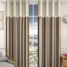 Galaxy Home Decor Grey Set of 2 Door Curtain-image-90