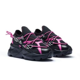 7-10 Women PU Round Toe Lace-Ups Sneakers-picture-56