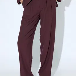 Koton Women High-Rise Trousers-image-78
