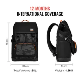 Urban Jungle Unisex Camouflage Backpack image 2