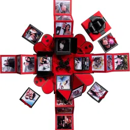 Explosion box for valentine's day , birthday or anniversary , gift box for any occasion Greeting Card-21