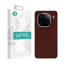 SPRIG Brown Back Case For iqoo 12-54