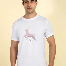 Allen Solly Men Printed Slim Fit T-shirt-picture-36