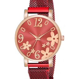 Gopal Shopcart Unisex Dial & Bracelet Style Straps Analogue Watch C36RG R3 RED M-image-55