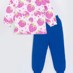 YK Girls Printed Top With Pyjamas-picture-4