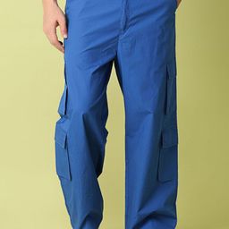 V-Mart Men Mid-Rise Cotton Cargos Trousers-image-30