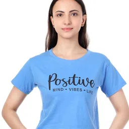 LOVO Women Typography Print Round Neck Cotton Crop Top-picture-16