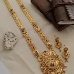 niva fashion Gold-Plated Brass Jewellery Set-26