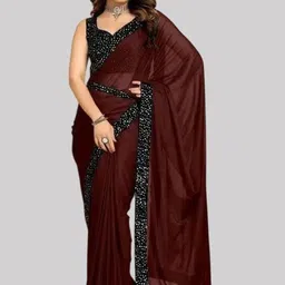 Caracola Sequinned Saree-33
