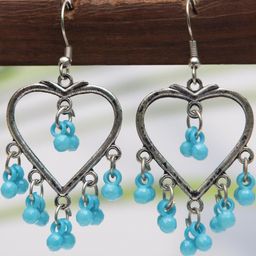 Creative Frogs Silver-Plated Alloy Drop Earrings-image-31
