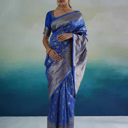 Sangria Woven Design Kanjeevaram Saree-image-82