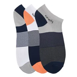 One8 Men Pack Of 3 Patterned Ankle Length Rapid-Dry Socks image 5