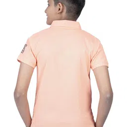 DIEGO FELIPE Boys Peach Tshirts image 4