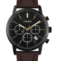 Timex Men Dial & Leather Straps Analogue Watch TWEG294SMU01-18