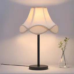 Aura Off White Frustum Shaped Table Lamp-image-55