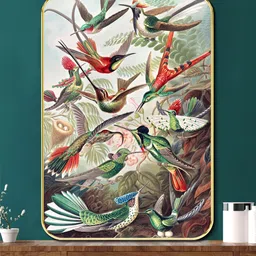 Myntra Elegant Homes White & Green 1 Piece Wood Birds and Animals Wall Paintings-picture-8