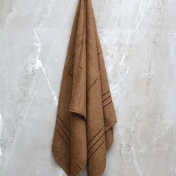 BOMBAY DYEING Brown 4 Pieces Cotton 400 GSM Towel Set-50